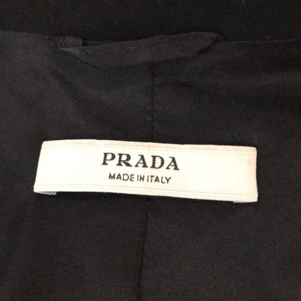 SOLD PRADA Notch-Lapel Button-Up Blazer - Picture 11 of 11